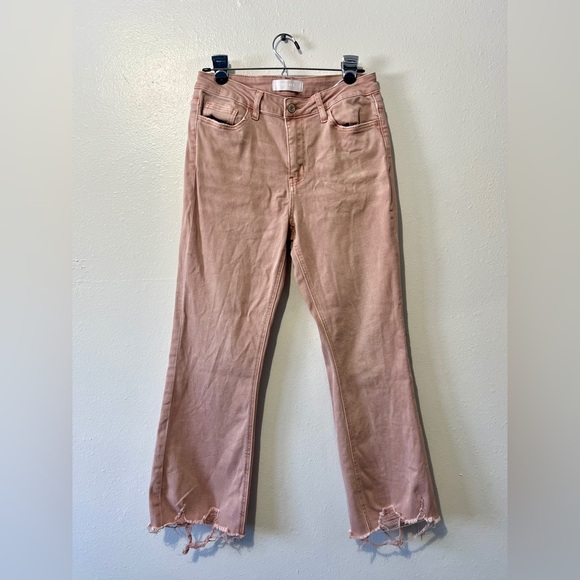 Vervet Pastel 90's Vintage Boyfriend Cropped Flare Jean - Size 28 - Picture 4 of 15